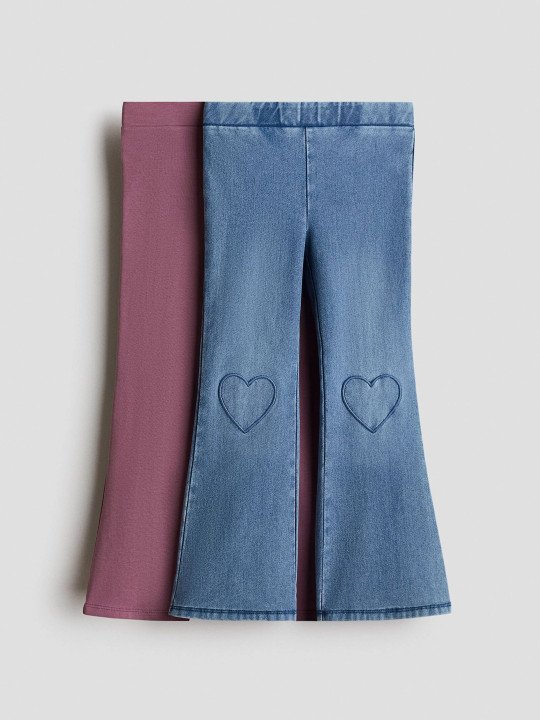 Girls Embroidered Jeans