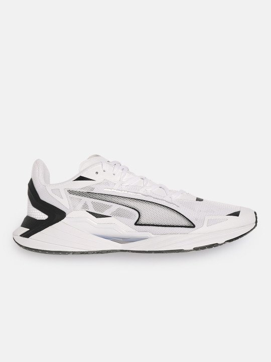 Men White UltraRide Running Shoes