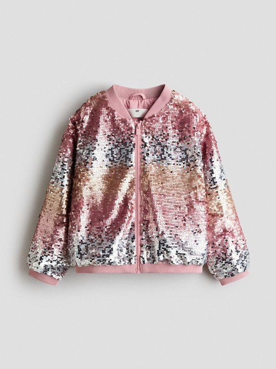 Sequined bomber Jacket