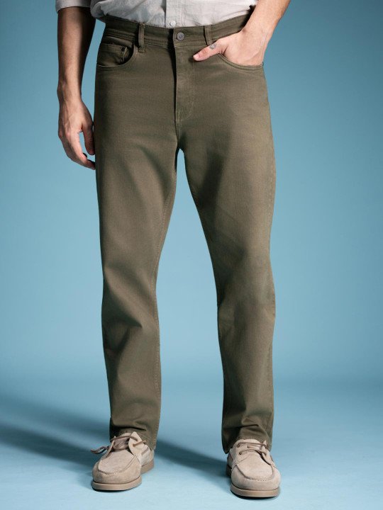 Men Classic Relaxed Fit Mid-Rise Stretchable Jeans