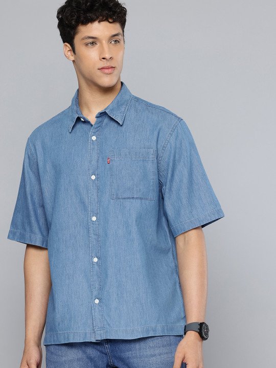 Pure Cotton Boxy Casual Shirt