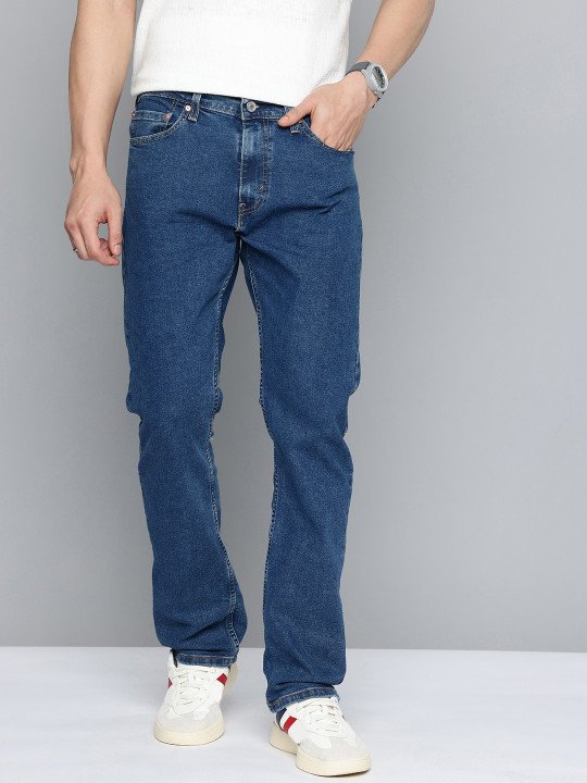 Men 513 Straight Fit Stretchable Jeans