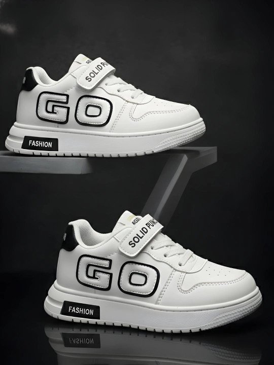HOOH Now Comfort in Fashion | Unisex Kids Colourblocked Sneakers