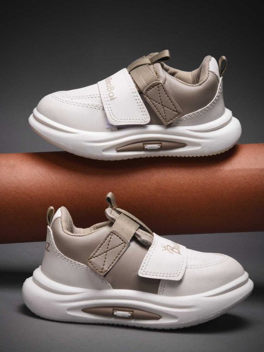 Crazyly | Boys Colourblocked Sneakers With Velcro