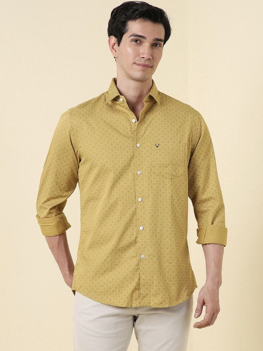 Allen Solly | Men Slim Fit Printed Casual Shirt