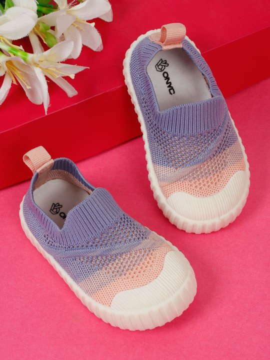 ONYC Unisex | Kids Woven Design Slip-On Sneakers