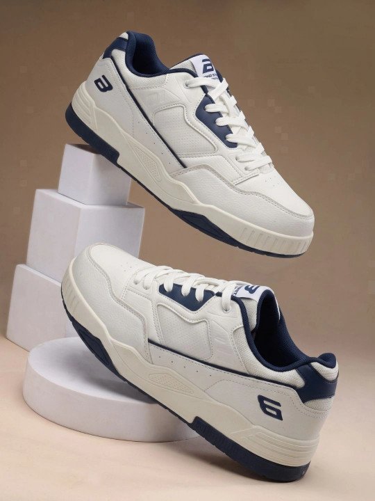 Bond Street By Red Tape | Men Colourblocked Round Toe Sneakers
