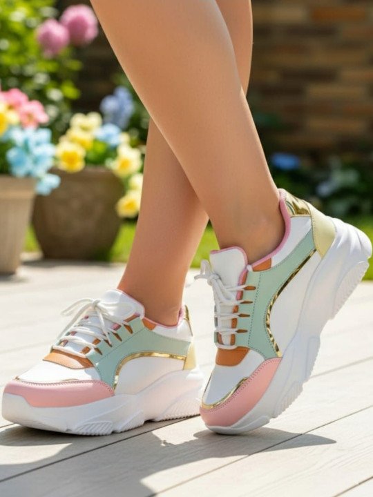 Shozie | Girls Colourblocked Sneakers