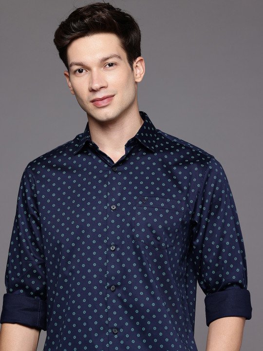 Allen Solly | Floral Micro Ditsy Printed Sport Fit Casual Shir