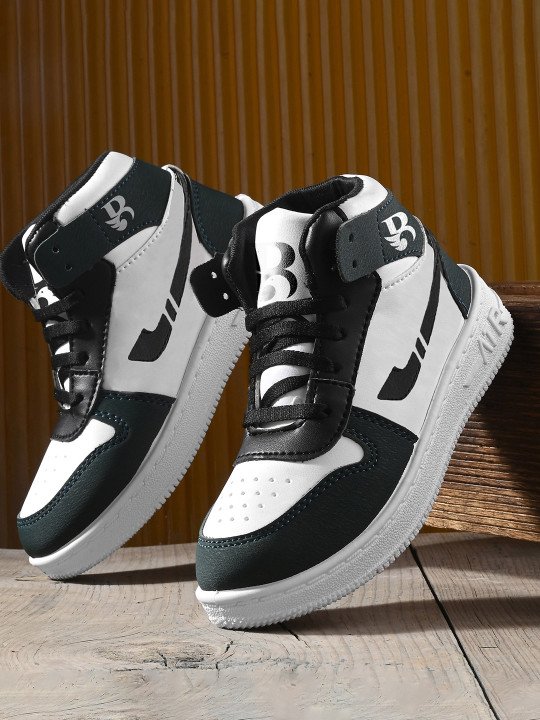 BIRDE | Kids Mid Top Colourblocked Comfort Insole Basics Sneakers