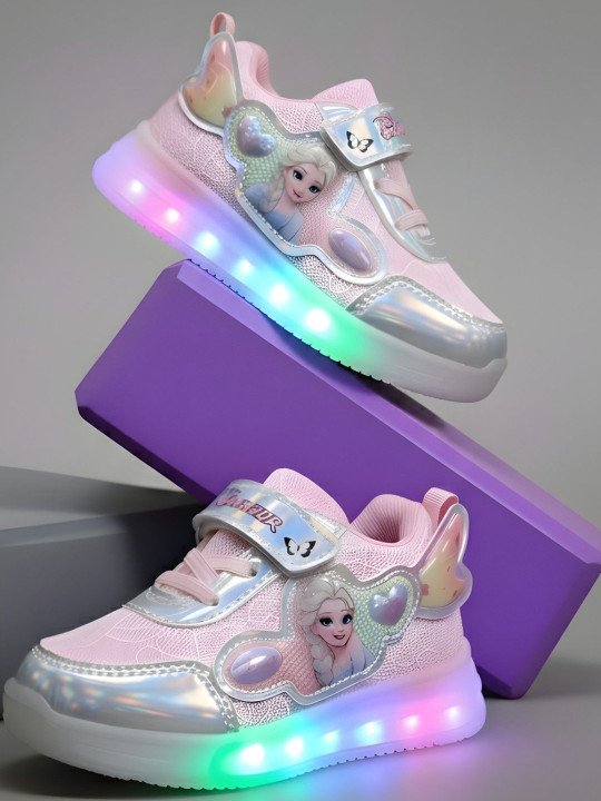HOOH Now Comfort in Fashion | Girls Elsa Printed Sneakers