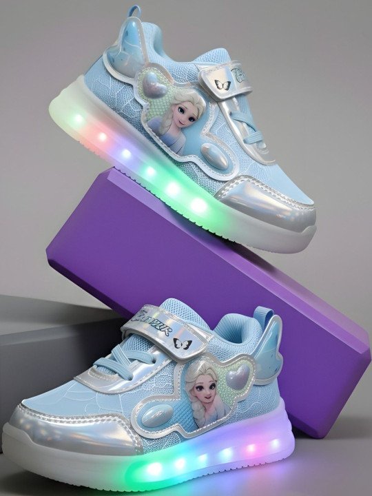 HOOH Now Comfort in Fashion | Girls Elsa Textured Sneakers